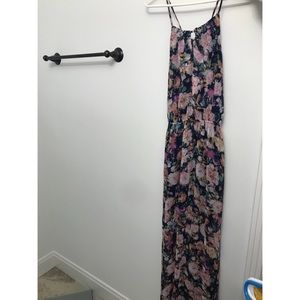 Floral print maxi dress